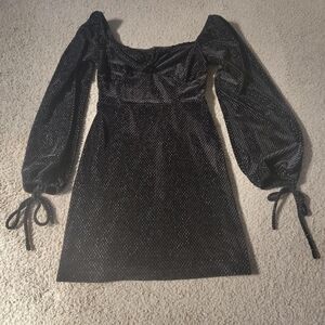 Lost + Wander Black Mini Dress